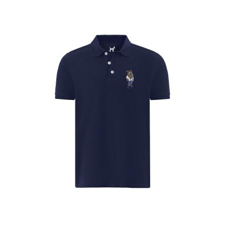 Williot Williot Shirt enziaan / donkerblauw / ombergrijs / wit