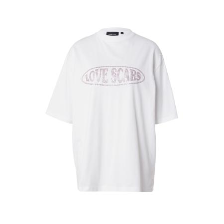 Love Scars Love Scars Oversized shirt lila / wit
