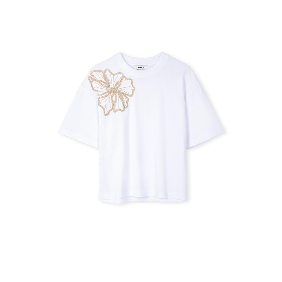 Ipekyol Ipekyol Shirt beige / wit -