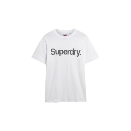 Superdry Shirt Core antraciet / wit
