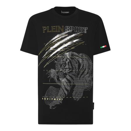 Plein Sport Plein Sport Shirt Tiger goud / zwart / zilver
