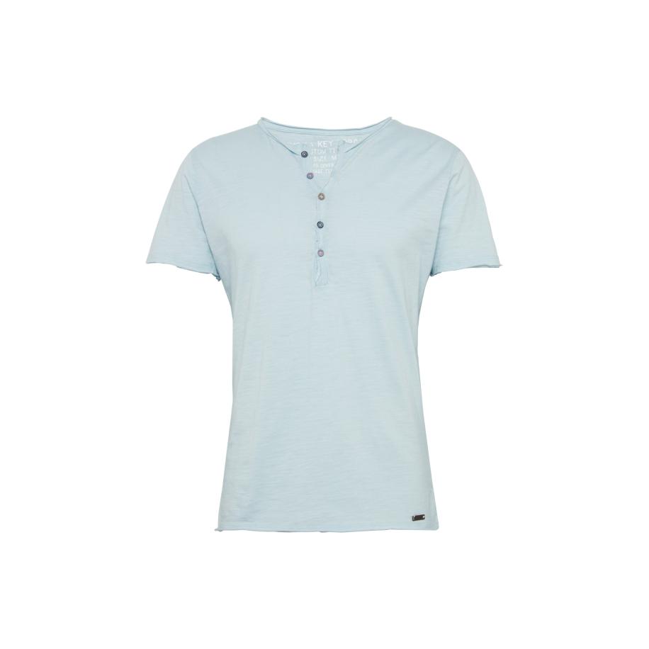 Key Largo Key Largo Shirt MT LEMONADE button lichtblauw -