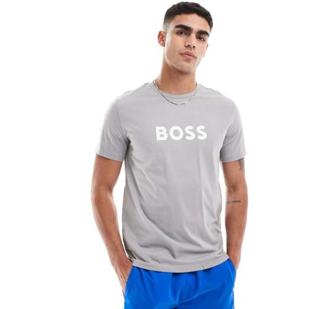 BOSS - Zwemkleding - T-shirt in zilver