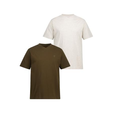 JP1880 JP1880 Shirt bruin / wit