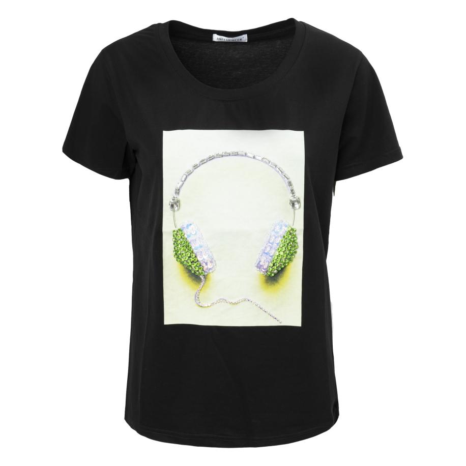 Influencer Influencer Shirt gemengde kleuren / zwart -