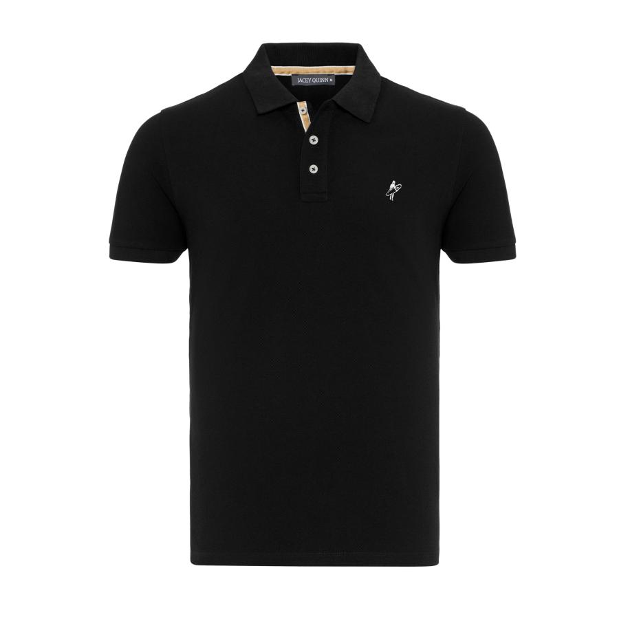 Jacey Quinn Shirt zwart / wit Zwart