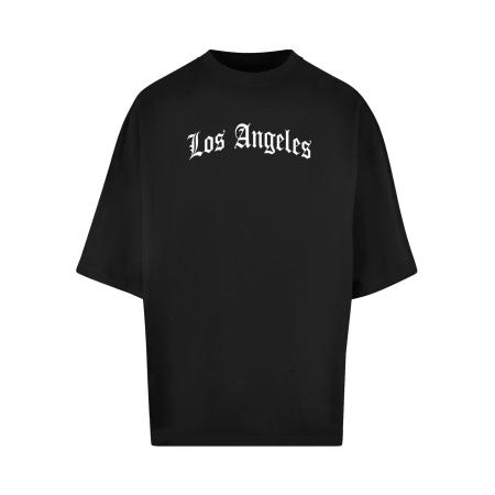 mister tee Mister Tee Shirt Los Angeles zwart / wit