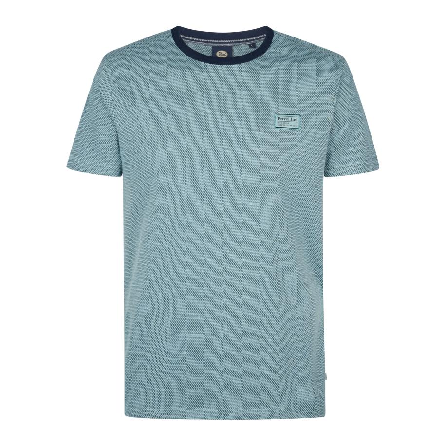 Petrol Industries T-Shirt oceaan, Effen -
