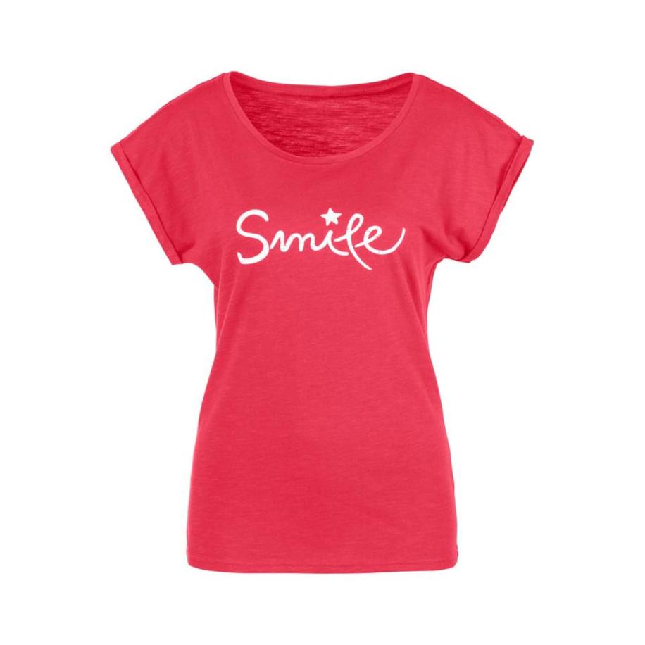 BEACH TIME BEACH TIME Shirt zalm roze / rood / wit -