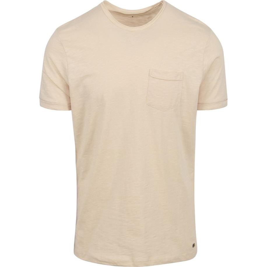 No Excess T-Shirt Slubs Ecru Bruin