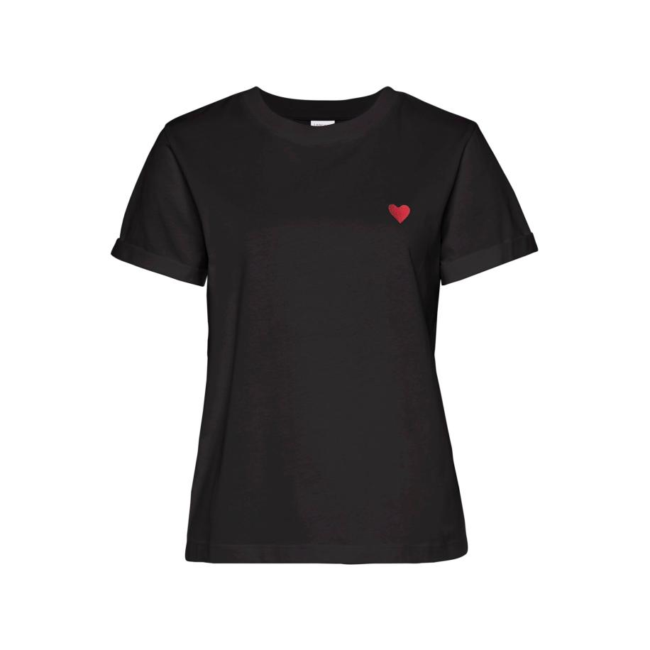 Lascana LASCANA Shirt rood / zwart -