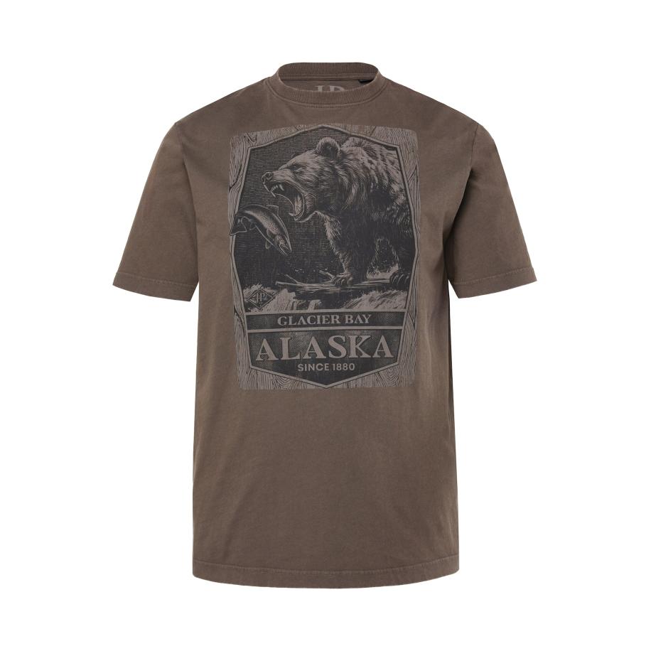 JP1880 JP1880 Shirt mokka / donkerbruin / zwart -