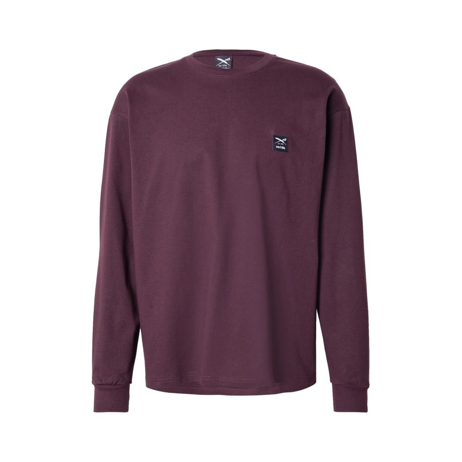 Iriedaily Iriedaily Shirt Heavy Flag wijnrood -