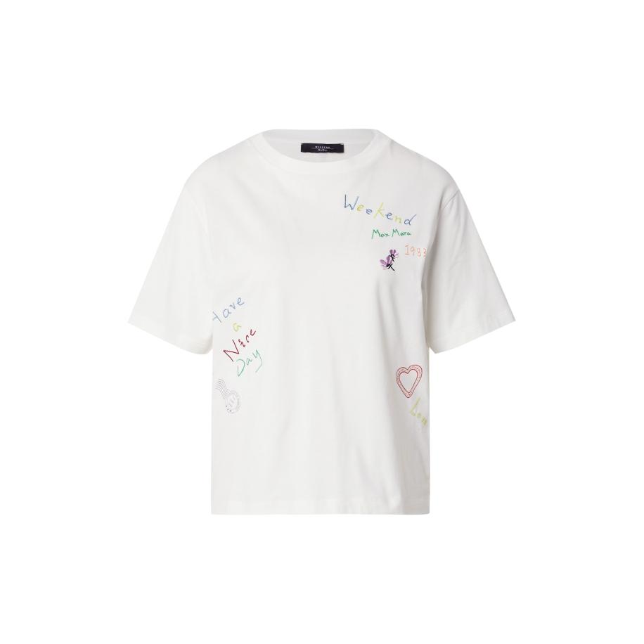 Weekend Max Mara Weekend Max Mara Shirt ACLINE goud / groen / rood / wit -