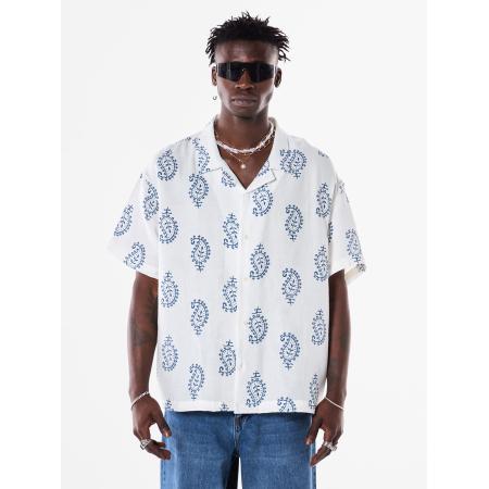 VAMOS CLO VAMOS CLO Overhemd blauw / wit