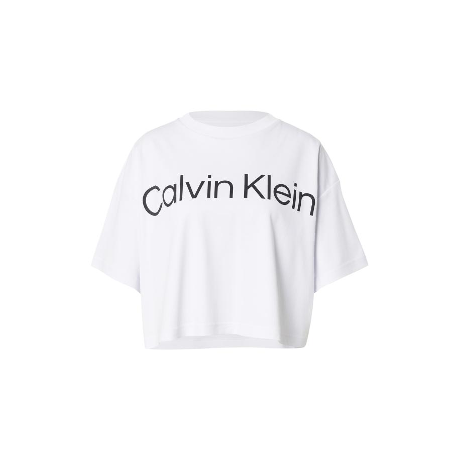 Calvin Klein Calvin Klein Oversized shirt zwart / wit -