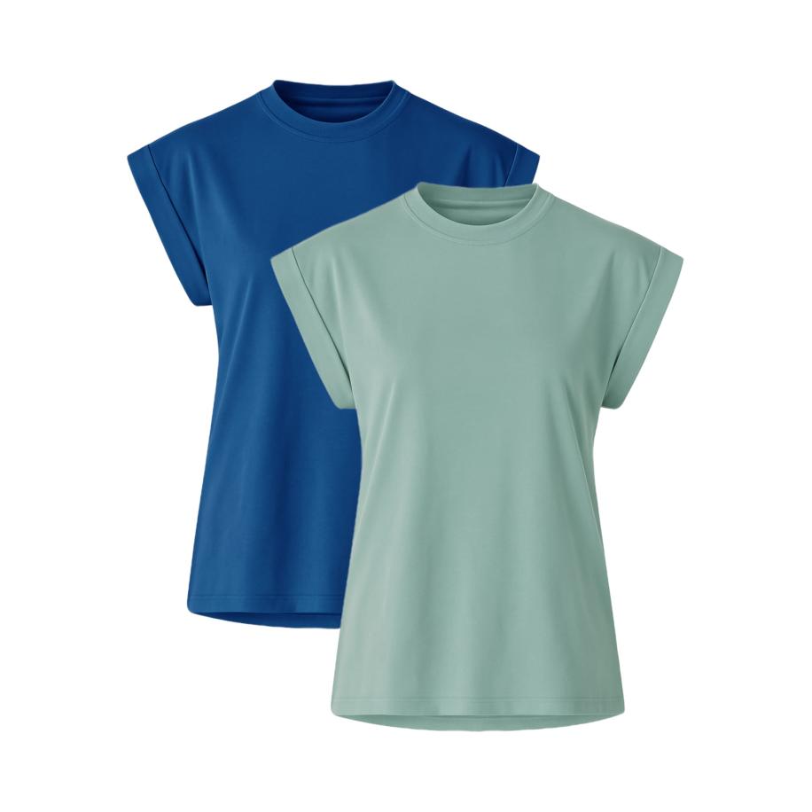 C&City C&City Shirt navy / lichtgroen -