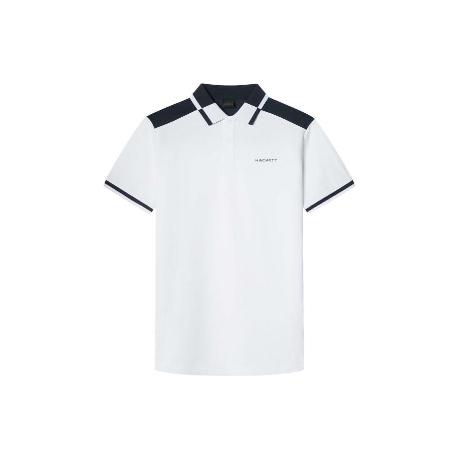 Hackett London Hackett London Shirt City marine / wit -