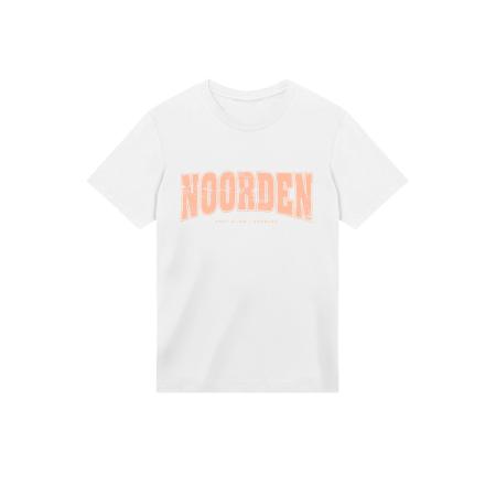 F4NT4STIC F4NT4STIC Shirt Knut & Jan Hamburg Noorden Collegiate pasteloranje / wit