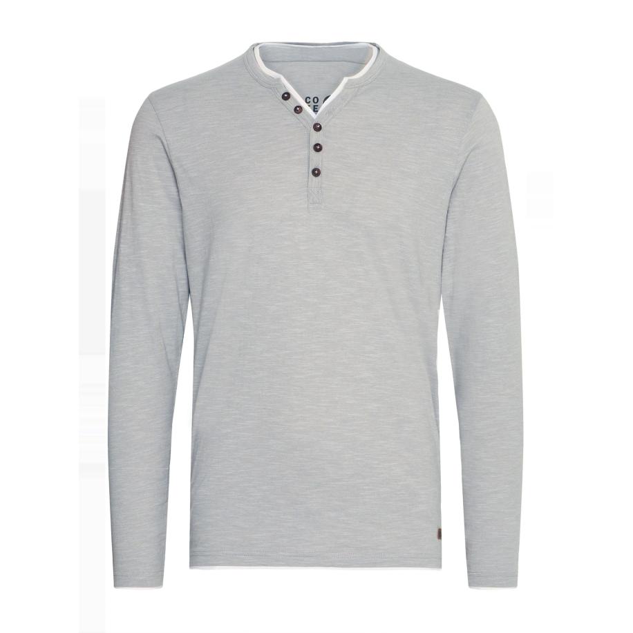 Solid !Solid Shirt Belagos lichtgrijs / wit -