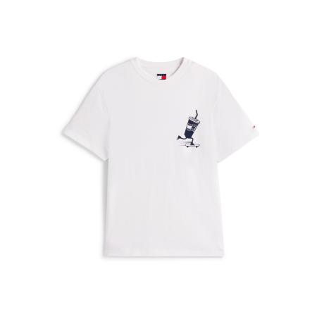 Tommy Jeans Tommy Jeans Shirt navy / lichtrood / wit