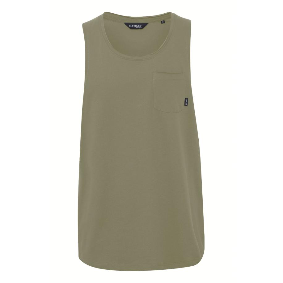 11 Project 11 Project Shirt Prelias donkergroen -