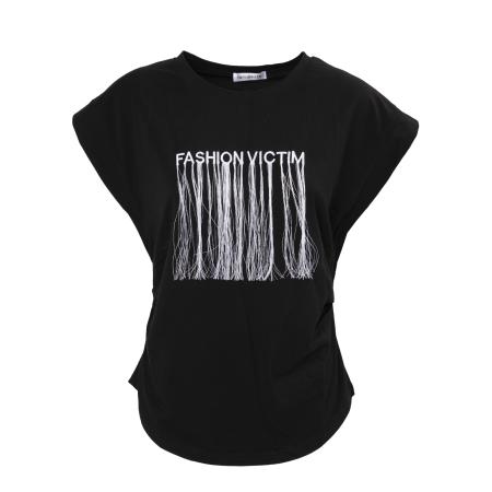 Influencer Influencer Shirt zwart