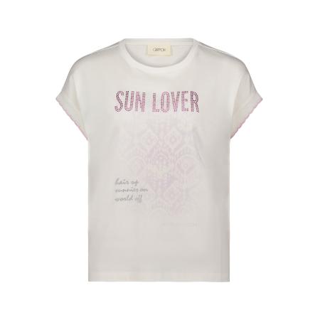 Cartoon Cartoon Shirt crème / magenta / oudroze / zilver