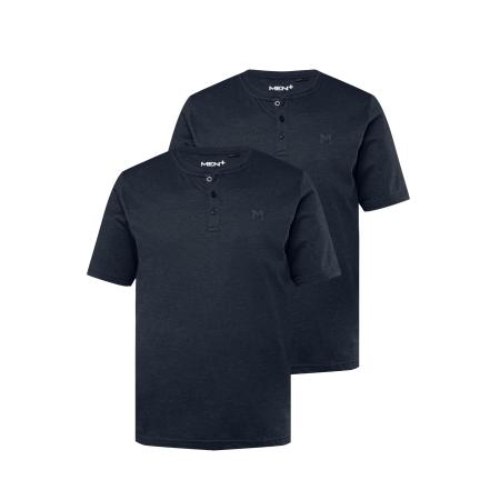 men plus Men Plus Shirt donkerblauw