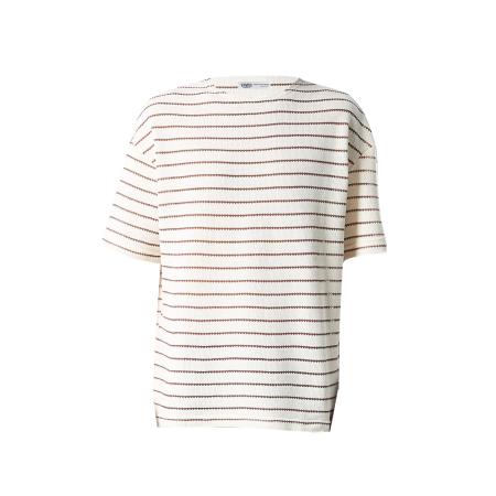 VAMOS CLO VAMOS CLO Shirt crème / bruin