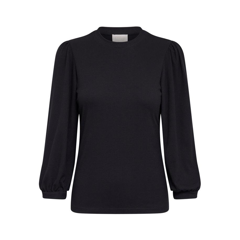 Minus minus Shirt Johanna zwart -