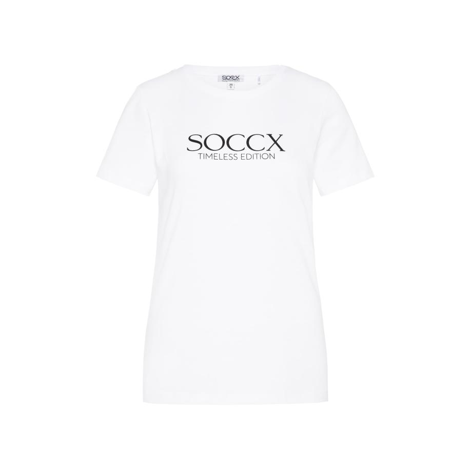 Soccx Soccx Shirt zwart / wit -