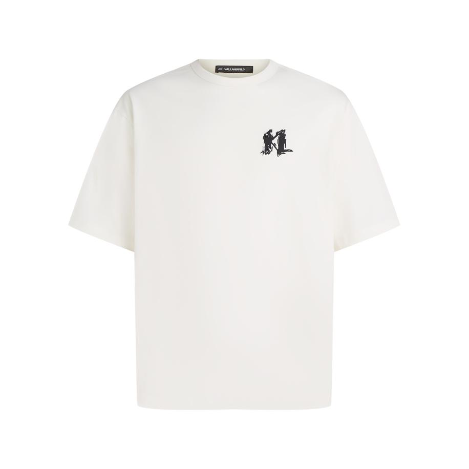 Karl Lagerfeld Karl Lagerfeld Shirt zwart / wit -