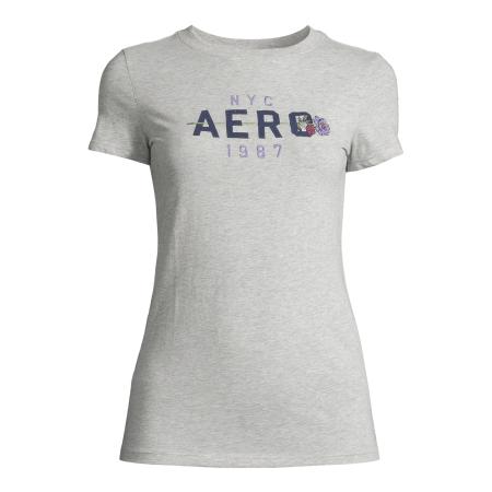 Aeropostale AÉROPOSTALE Shirt navy / grijs gemêleerd / sering