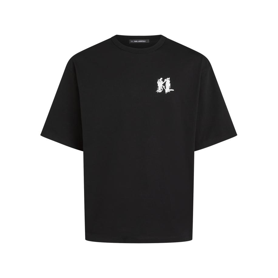 Karl Lagerfeld Karl Lagerfeld Shirt zwart / wit -