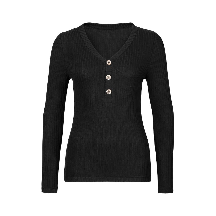 Lascana LASCANA Shirt zwart -