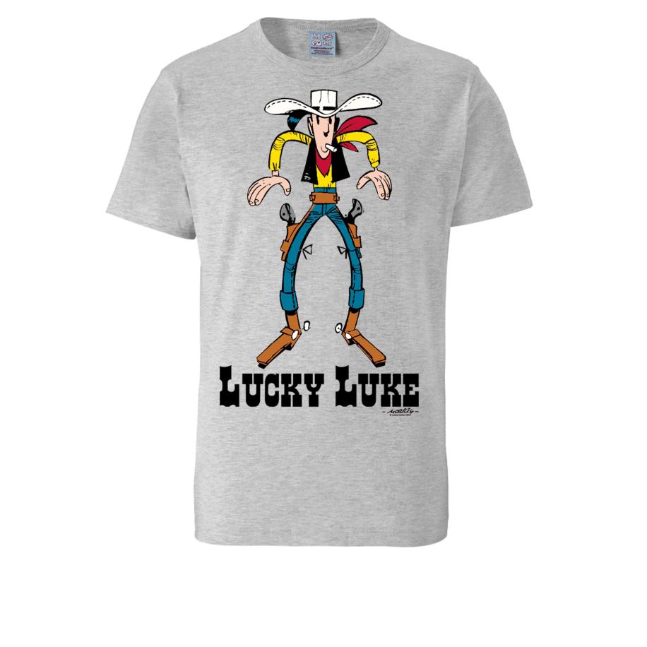 LOGOSHIRT Shirt Lucky Luke Colt grijs Grijs