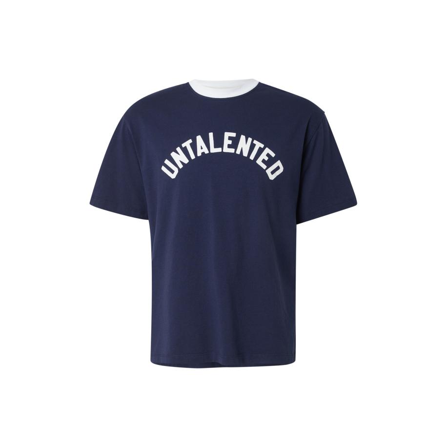 POMPEII POMPEII Shirt UNTALENTED navy / wit -