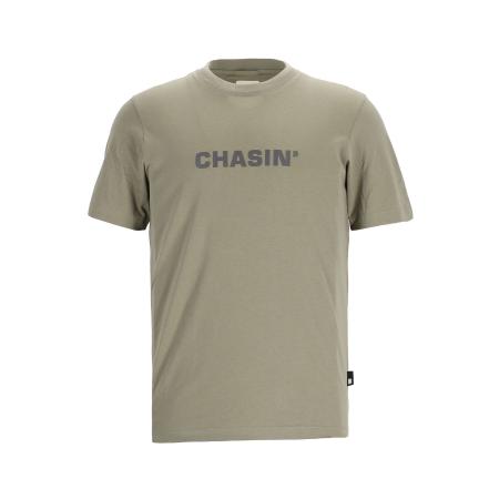 Chasin' CHASIN Shirt Duell Tee donkergrijs / olijfgroen