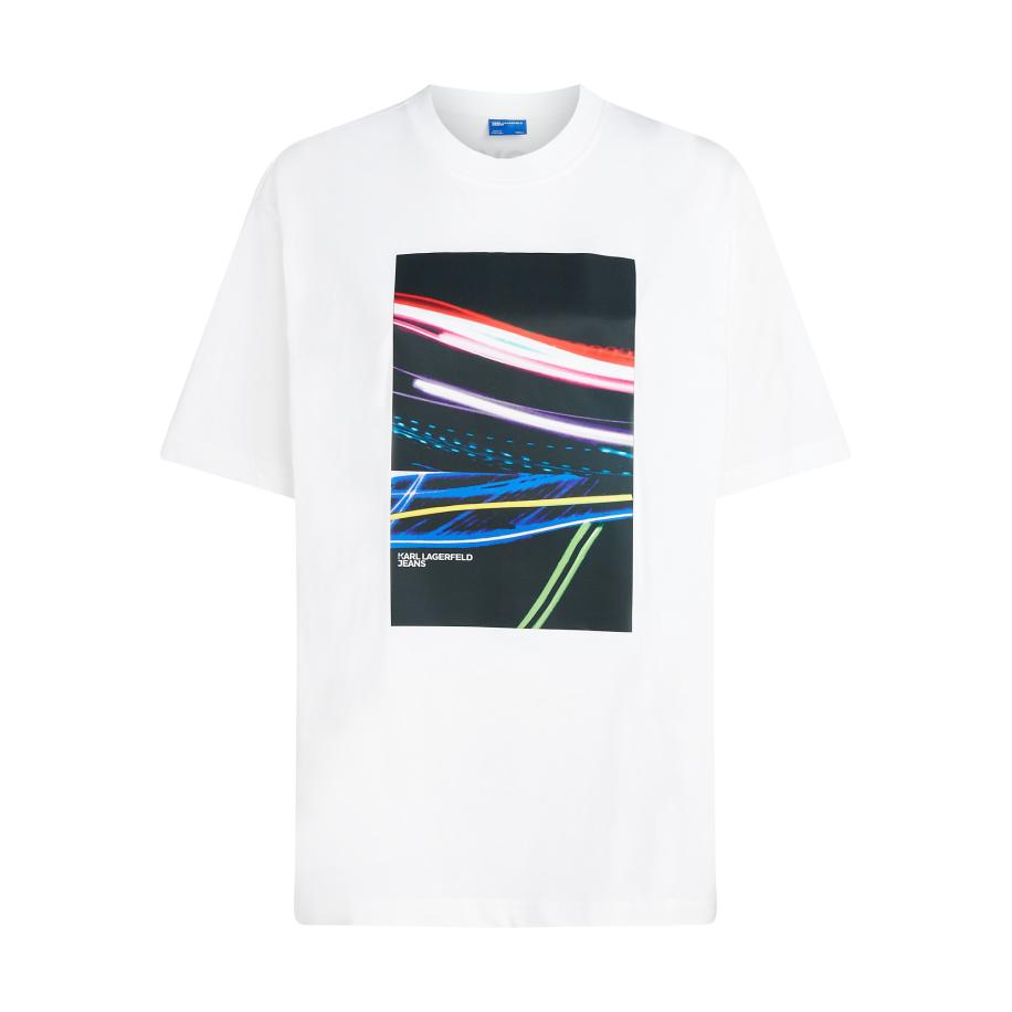 Karl Lagerfeld KARL LAGERFELD JEANS Shirt Love Unlocked gemengde kleuren / wit -