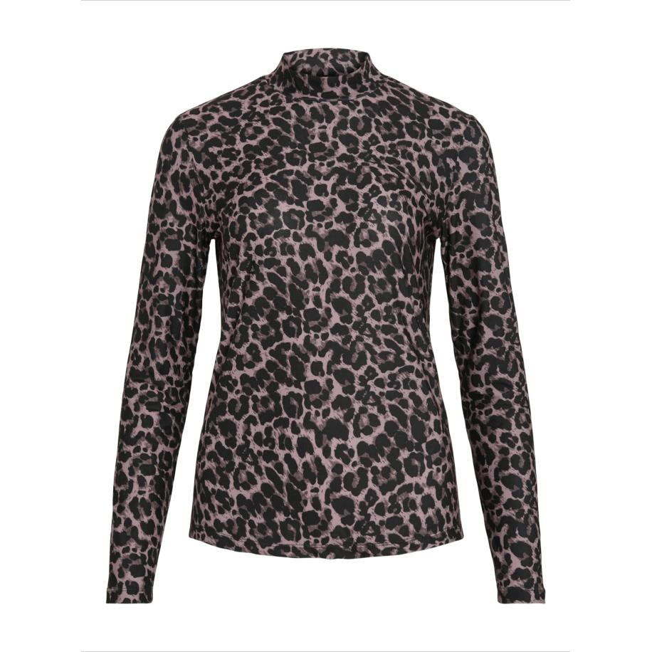 Vila VILA Shirt VILeoa aubergine / sering / zwart -