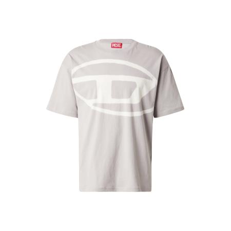 Diesel DIESEL Shirt lichtgrijs / wit