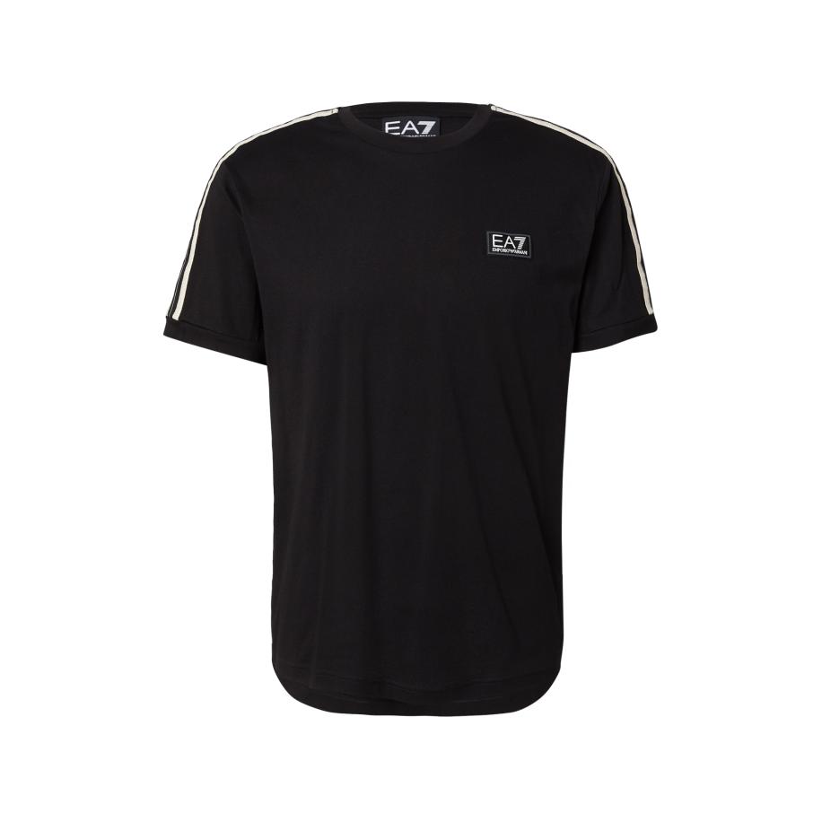 Emporio Armani EA7 Emporio Armani Shirt zwart / wit / wolwit -