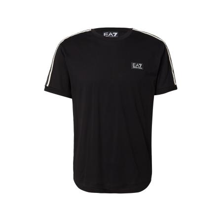 Emporio Armani EA7 Emporio Armani Shirt zwart / wit / wolwit