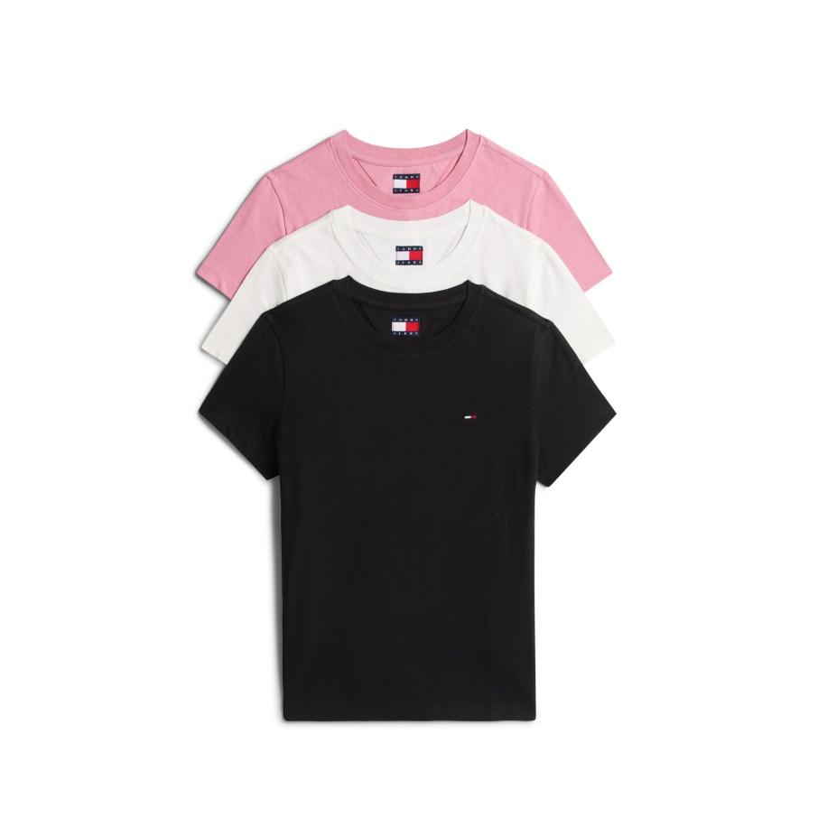 Tommy Jeans Tommy Jeans Shirt pitaja roze / zwart / wit -