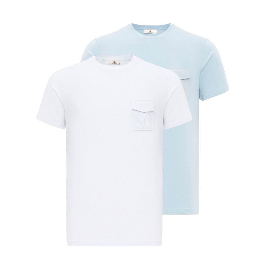 Daniel Hills Daniel Hills Shirt blauw / wit -