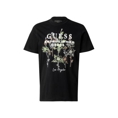 Guess GUESS Shirt FLUO FLOWER lichtgroen / oudroze / zwart / wit