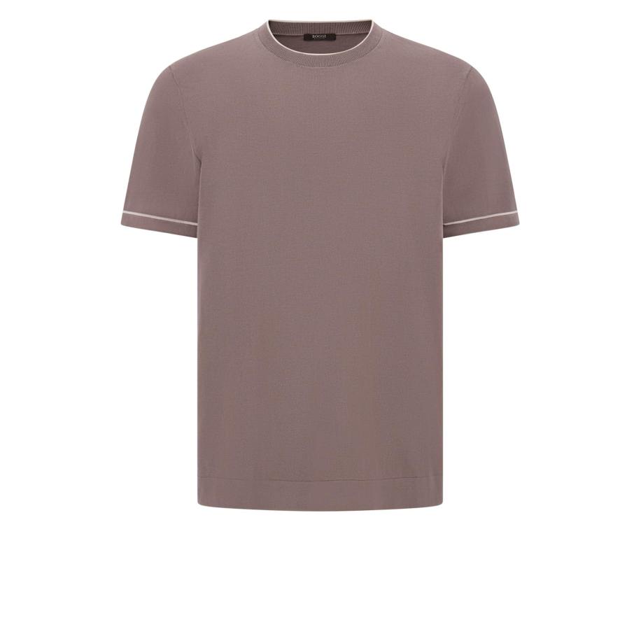 Boggi Milano Shirt taupe Grijs