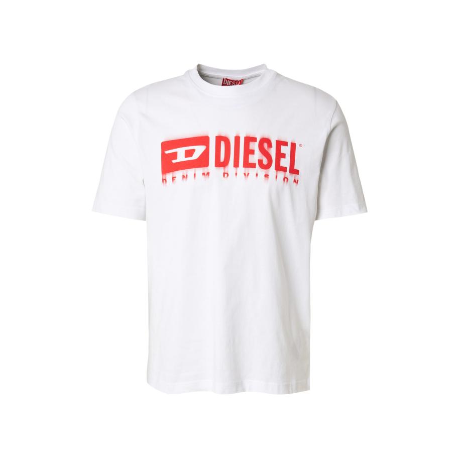 Diesel DIESEL Shirt T-ADJUST-Q7 rood / wit -