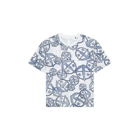 Schiesser SCHIESSER Shirt SCHIESSER 150 YEARS blauw / wit